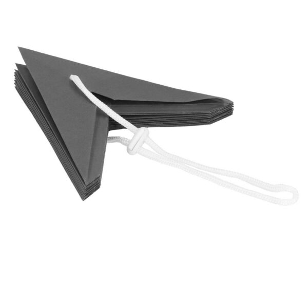 Dekoratív 3D papírcsillag, 9 ágú, 30cm, ezüst - Image 9