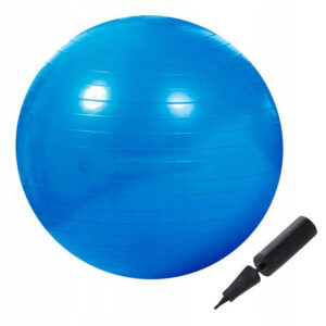 Fitness vagy jóga labda 85 cm, pumpával, kék