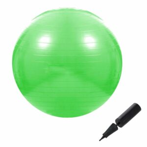 Fitness vagy jóga labda 65 cm, pumpával, zöld