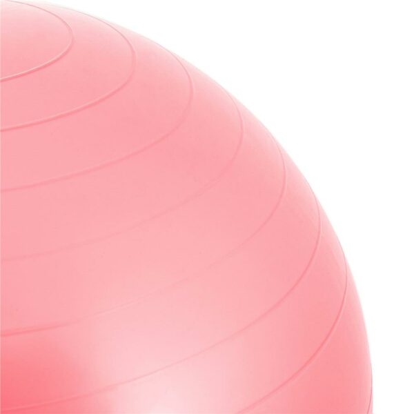 Fitness vagy jóga labda 75 cm, pumpával, rózsaszín - Image 2