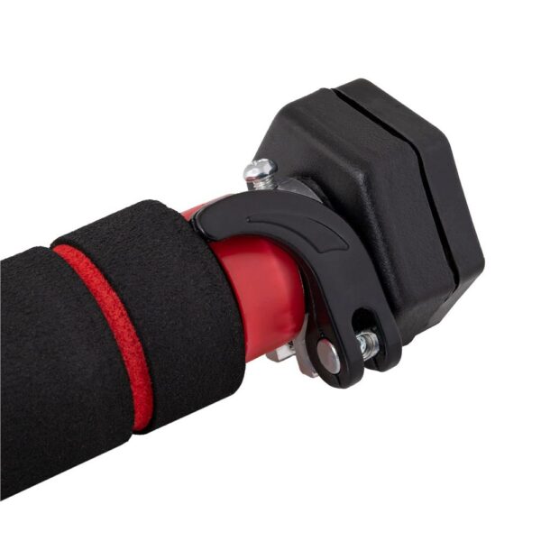 Ajtókeretbe illeszthető húzódzkodó rúd, acélból, hossza 60-100 cm - Image 3