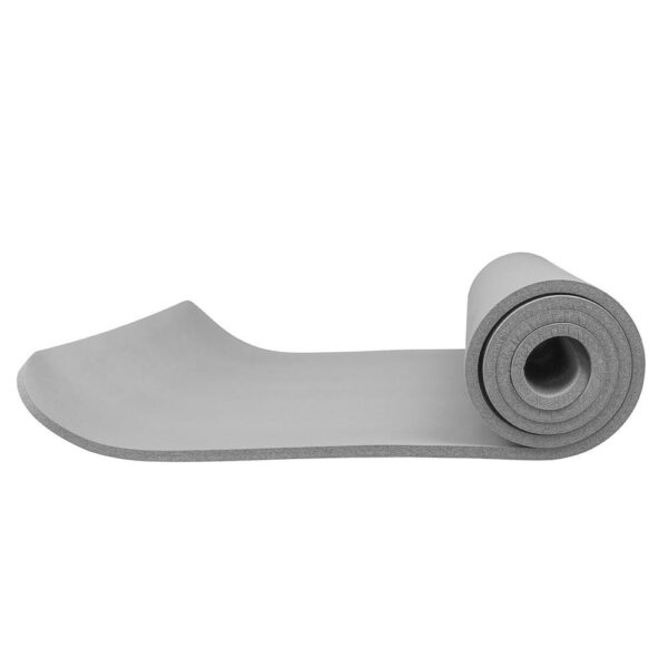 Saltea fitness/yoga/pilates, spuma NBR, 183x61x1.5 cm, gri - Image 3