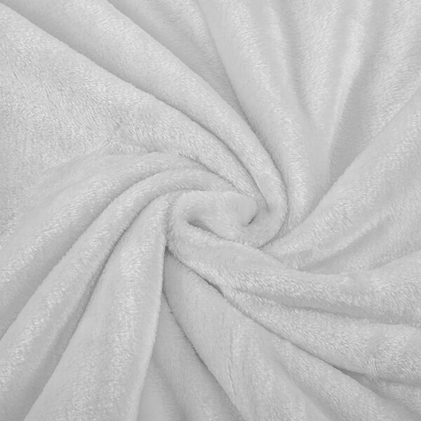 Patura pufoasa cu pampoane mici, 2 persoane, 200x220cm, gri - Image 6