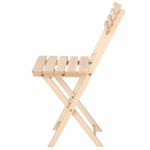 Set masa patrata plianta, cu 2 scaune pliante, gradina sau balcon Solas - Image 6