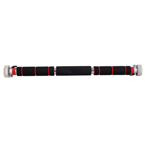 Ajtókeretbe illeszthető húzódzkodó rúd, acélból gumi végekkel, hossza 60-100 cm - Image 5