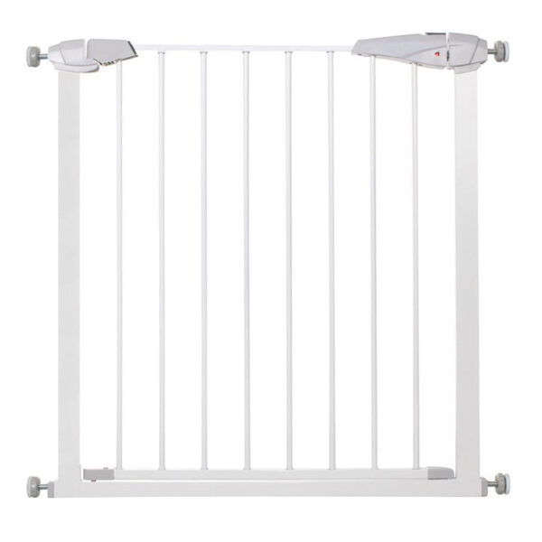 Biztonsági kapu lépcsőhöz, állítható 76-85 cm, acélból, fehér