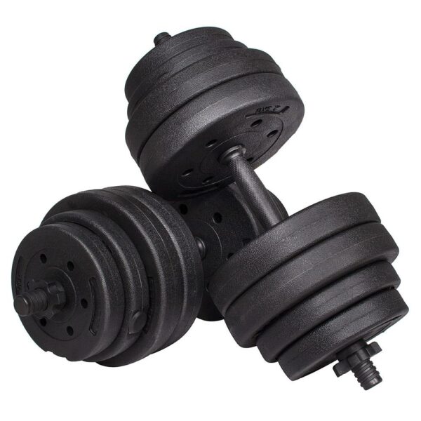 Állítható súlyzókészlet 30kg (2x15kg) kompozitból