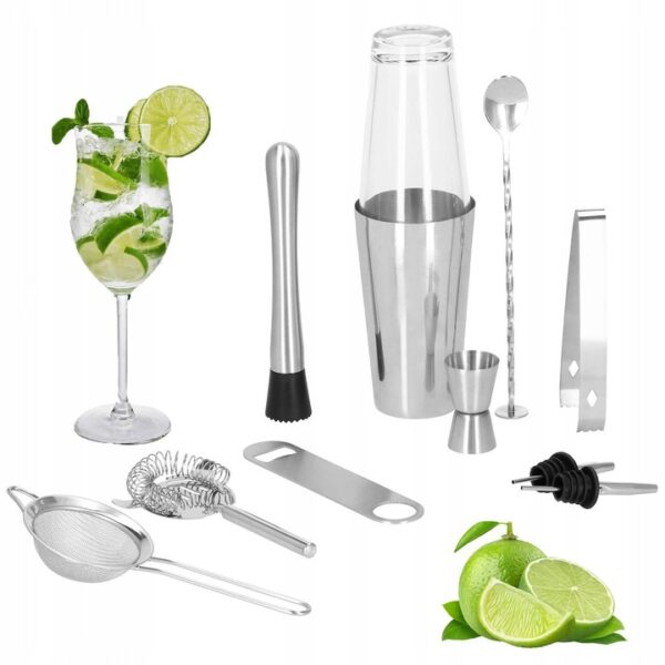 Cocktail Shaker készlet pultosoknak 400/700 ml, KI9, 11 darab - Image 19