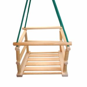 Leagan pentru copii din lemn, 33x34x25cm, maxim 70kg