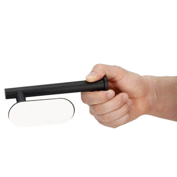 Acél wc papír tartó, öntapadós rögzítés, 16cm, fekete - Image 9