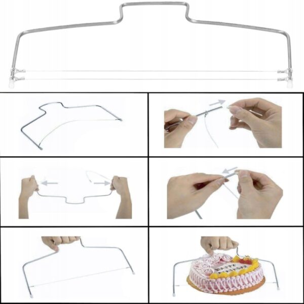 Set patiserie cu platou rotativ, 124 piese cu sabloane pentru ornarea prajiturilor - Image 10