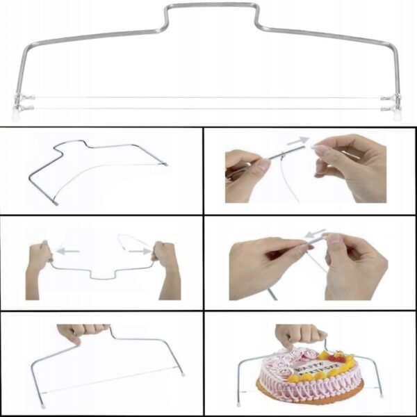 Set patiserie cu platou rotativ, 200 piese cu sabloane pentru ornarea prajiturilor - Image 14