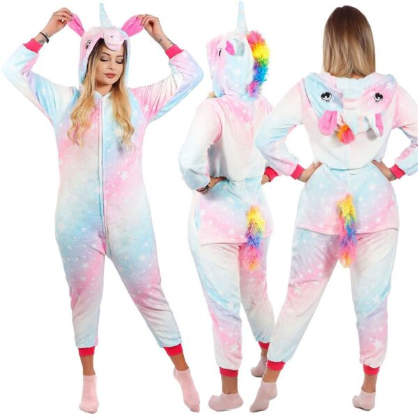 Onesie női pizsama, egyszarvú modell, S-es méret - Image 3