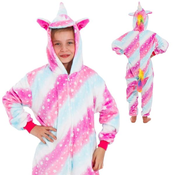Onesie pizsama gyerekeknek, egyszarvú modell, mérete 130-140cm - Image 12