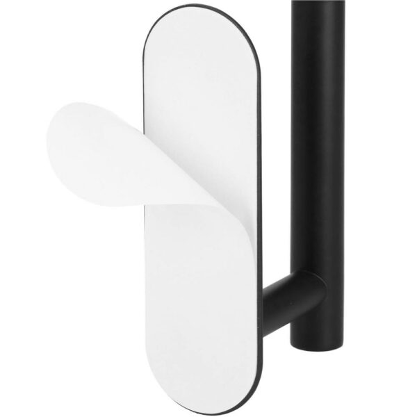 Acél wc papír tartó, öntapadós rögzítés, 33,5cm, fekete - Image 17