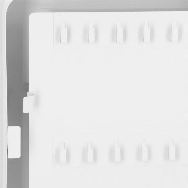 Cutie metalica din otel pentru 48 chei, echipata, 25x20x7.5cm, alba - Image 12