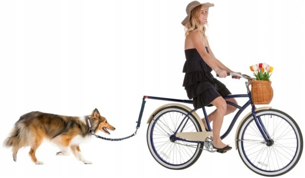 Lesa hands-free de caini pentru bicicleta, Sersimo, Negru - Image 13