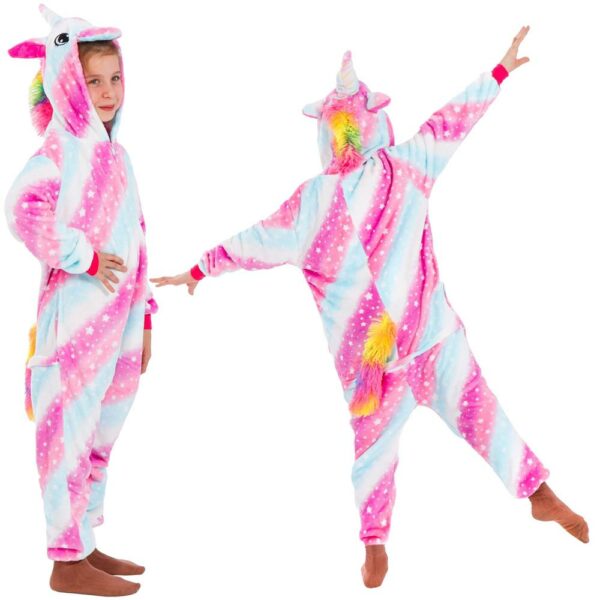 Onesie pizsama gyerekeknek, egyszarvú modell, mérete 130-140cm - Image 13