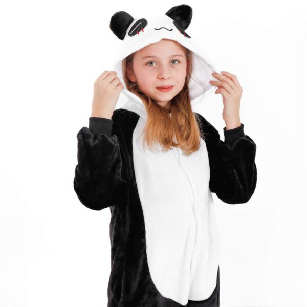 Jumpsuit típusú pizsama gyerekeknek, panda modell, 125-140cm méretben - Image 14