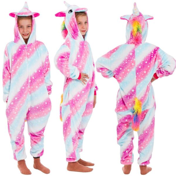 Onesie pizsama gyerekeknek, egyszarvú modell, mérete 130-140cm - Image 15