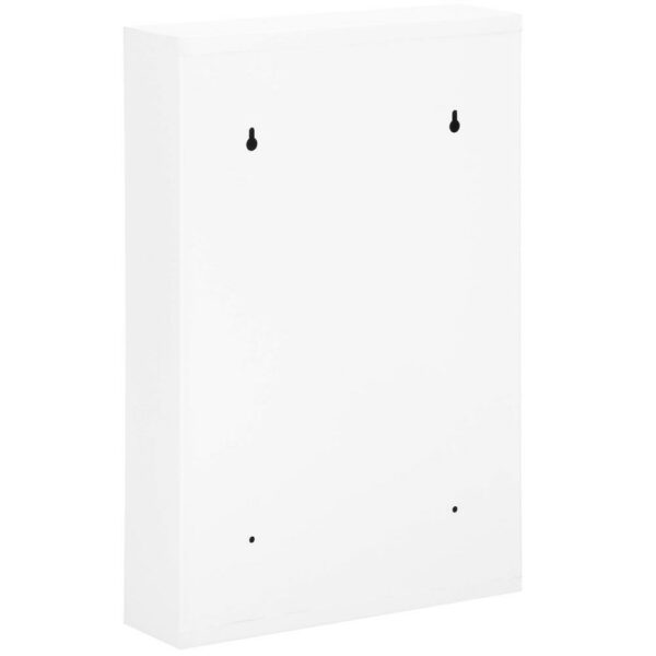 Cutie metalica din otel pentru 64 chei, echipata, 45x30x8cm, alba - Image 15