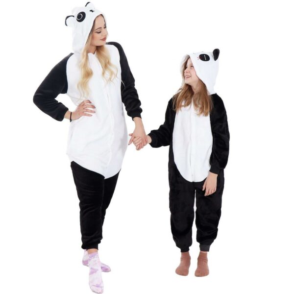 Jumpsuit típusú pizsama gyerekeknek, panda modell, 125-140cm méretben - Image 16