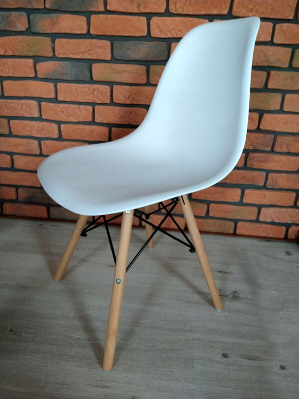 Skandináv étkezőszék a konyhába, 38x42x82cm, fehér - Image 7
