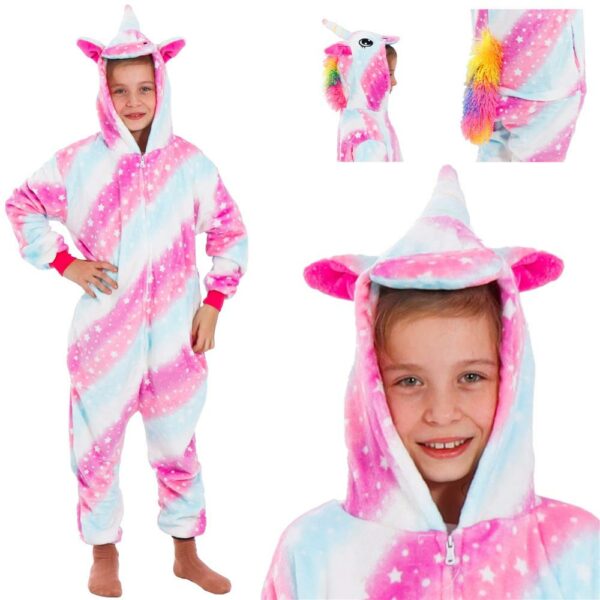 Onesie pizsama gyerekeknek, egyszarvú modell, mérete 130-140cm - Image 19