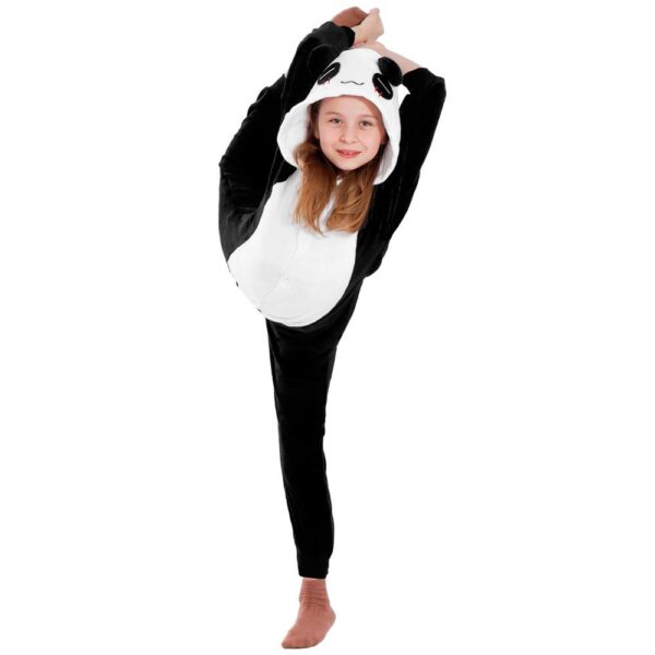 Jumpsuit típusú pizsama gyerekeknek, panda modell, 125-140cm méretben - Image 18