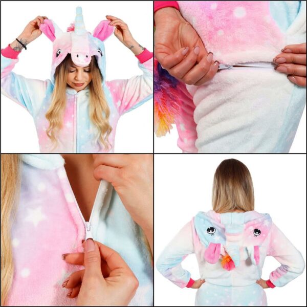 Onesie női pizsama, egyszarvú modell, S-es méret - Image 14