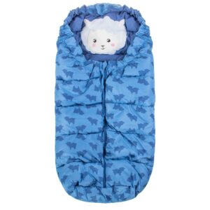 (DL) Sac iarna pentru carucior model universal, 80x45cm, albastru