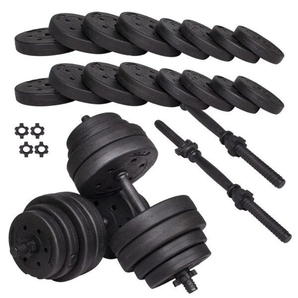 Állítható súlyzókészlet 30kg (2x15kg) kompozitból - Image 2