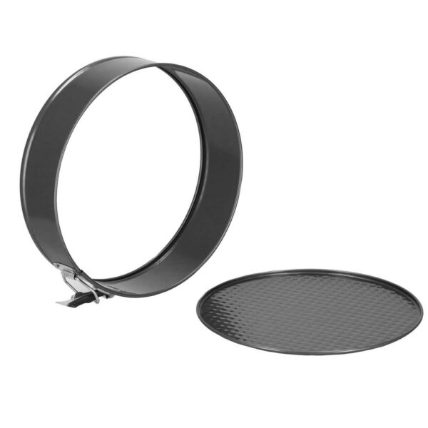 3 db sütőforma készlet, 27, 25 és 23 cm, kivehető aljú, szürke - Image 3