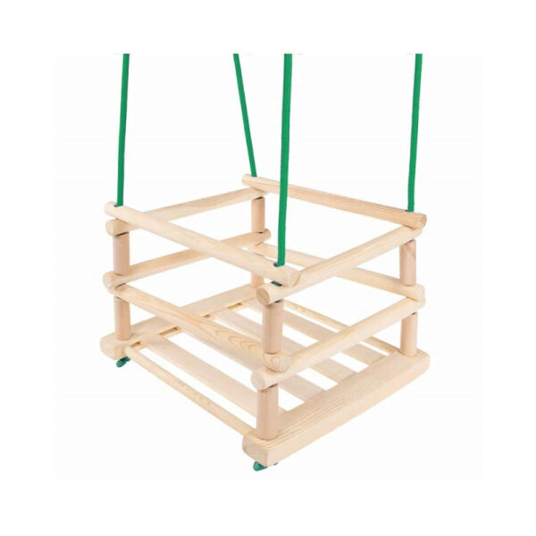 Leagan pentru copii din lemn, 33x34x25cm, maxim 70kg - Image 2