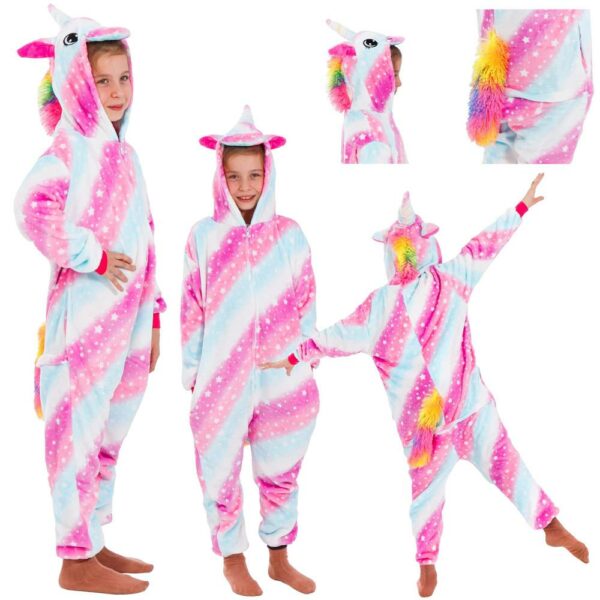 Onesie pizsama gyerekeknek, egyszarvú modell, mérete 130-140cm - Image 20