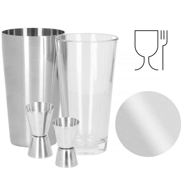 Set Cocktail Shaker Kit pentru barmani 700ml, KI18, 18 piese - Image 22