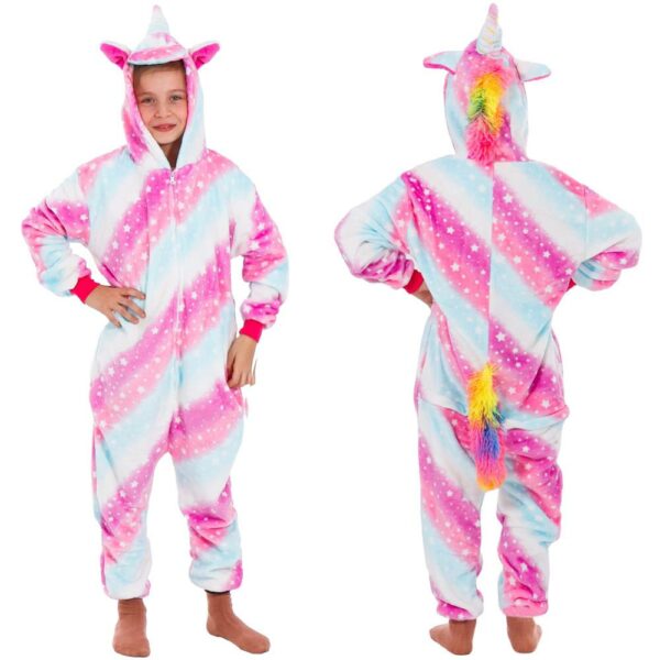 Onesie pizsama gyerekeknek, egyszarvú modell, mérete 130-140cm - Image 25