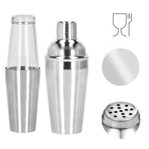 Set Cocktail Shaker Kit pentru barmani 700ml, KI18, 18 piese - Image 27