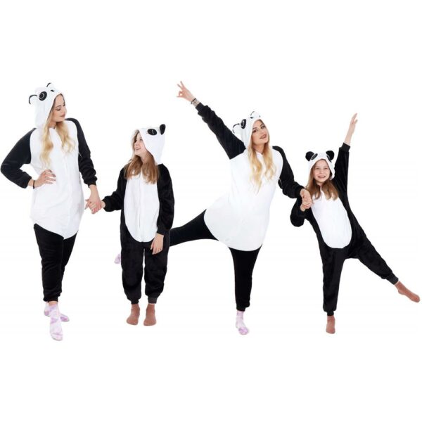 Jumpsuit típusú pizsama gyerekeknek, panda modell, 125-140cm méretben - Image 27