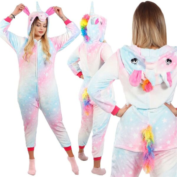 Onesie női pizsama, egyszarvú modell, S-es méret - Image 12