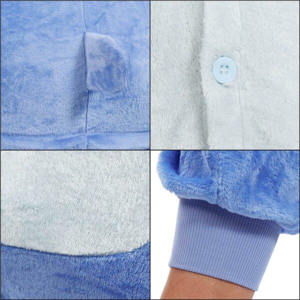 Pijama tip salopeta pentru copii, model stitch, marime 120-130cm - Image 29