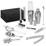 Set Cocktail Shaker Kit pentru barmani 700ml, KI18, 18 piese