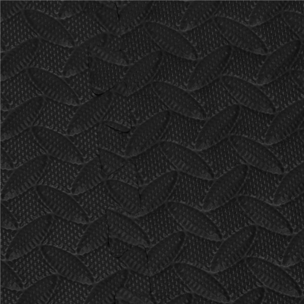 Covor din spuma pentru copii, tip puzzle, 12 piese, termoizolant, 118x90 cm, negru - Image 3