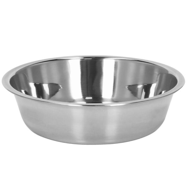 Set de 2 castroane din inox cu suport de bambus, 2x14cm - Image 5