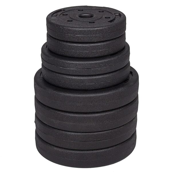 Állítható súlyzókészlet 30kg (2x15kg) kompozitból - Image 4