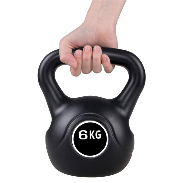 Kettlebell súlyzó 6kg fekete - Image 4
