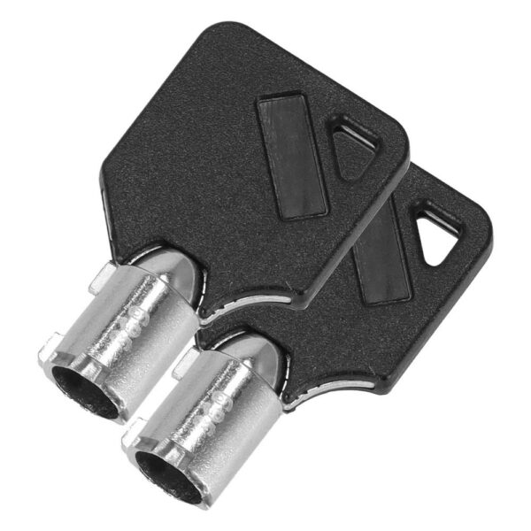 Standard elektronikus széf kóddal és kulccsal, 170x230x170 mm, Acél, Fekete - Image 5