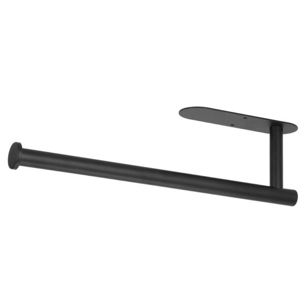 Acél wc papír tartó, öntapadós rögzítés, 33,5cm, fekete - Image 19