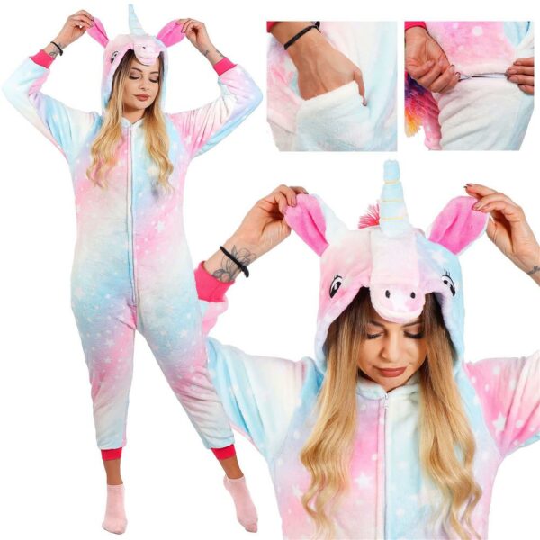 Onesie női pizsama, egyszarvú modell, S-es méret - Image 9