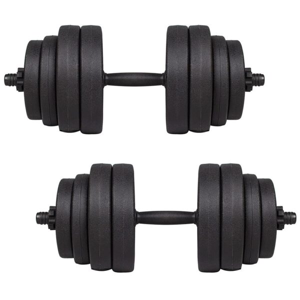 Állítható súlyzókészlet 30kg (2x15kg) kompozitból - Image 6